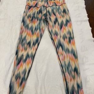Multi colored workout leggings